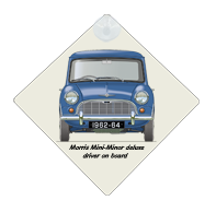 Morris Mini-Minor Deluxe 1962-64 Car Window Hanging Sign